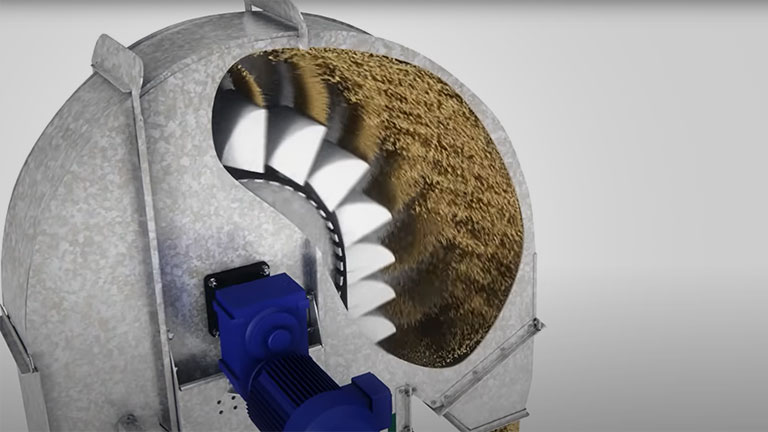 Cimbria bucket elevator video