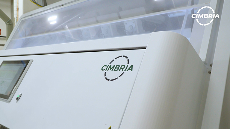 Cimbria Logo on SEA.IQ Optical Sorter
