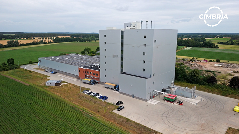 Drone view of plant