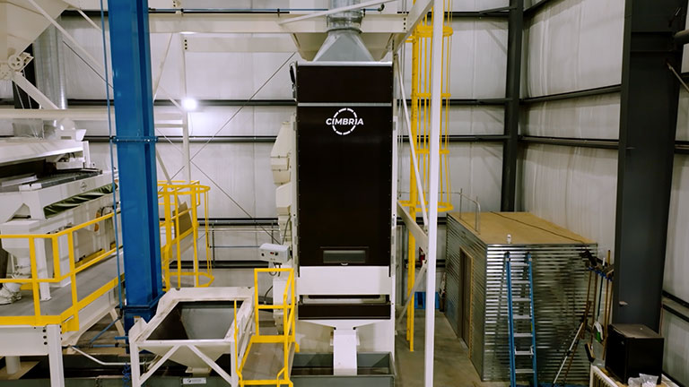 A SEA.TN and Delta Cleaner inside of the Richardson Seeds plant