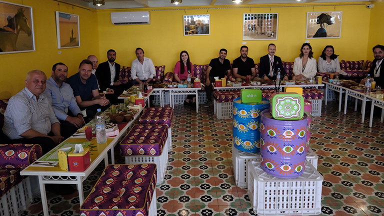 Danish Agribusiness Delegation group local spot