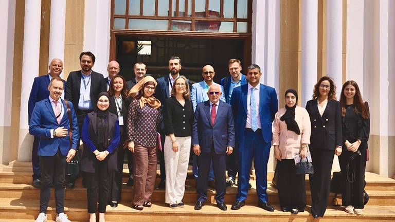 Danish Agribusiness Delegation group outside