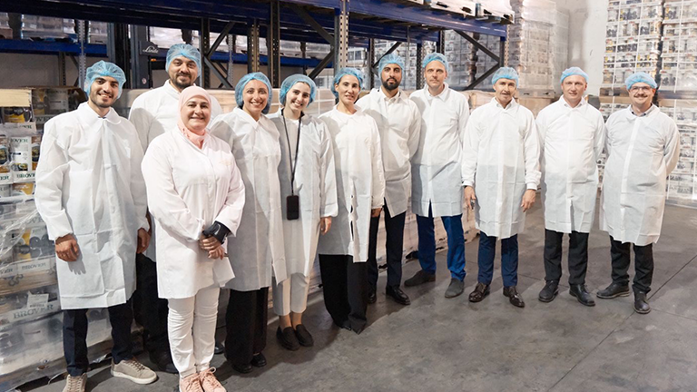 Danish Agribusiness Delegation production protection gear